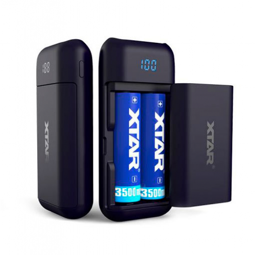 XTAR PB2 Φορτιστής μπαταριών & Powerbank